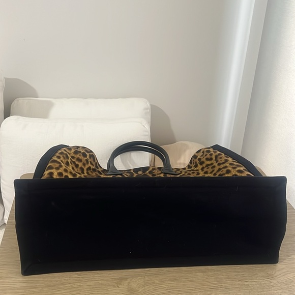 Saint Laurent Canvas Rive Gauche Leopard - Picture 10 of 10